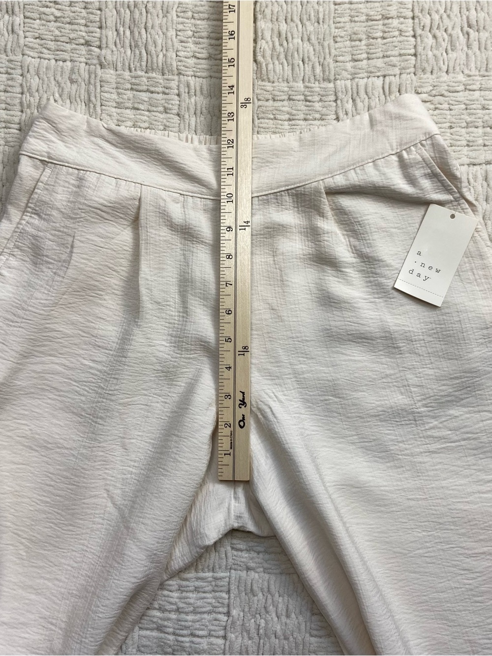 NWT A New Day Wide Leg Cream Pants Small Target - Picture 9 of 11